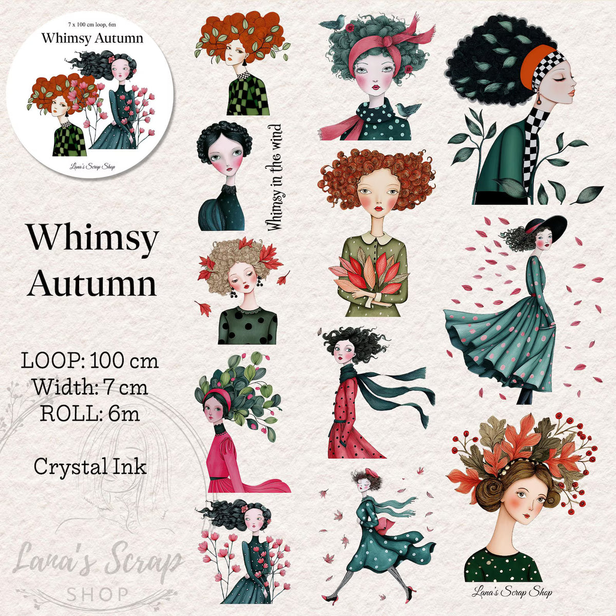 Lana's Scrap Shop - Whimsy Autumn | PET Tape